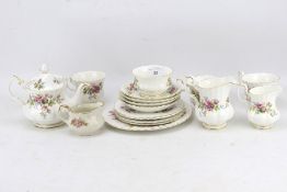 A Royal Albert part tea service.