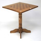 A 20th century chess top table.
