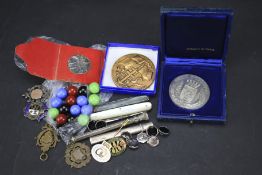 An assortment of mixed collectables.