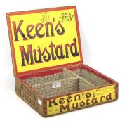 A vintage 'Keen's Mustard' wooden storage box.