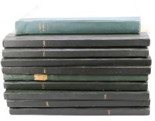 Ten volumes of Somerset Standard, circa 1950s.