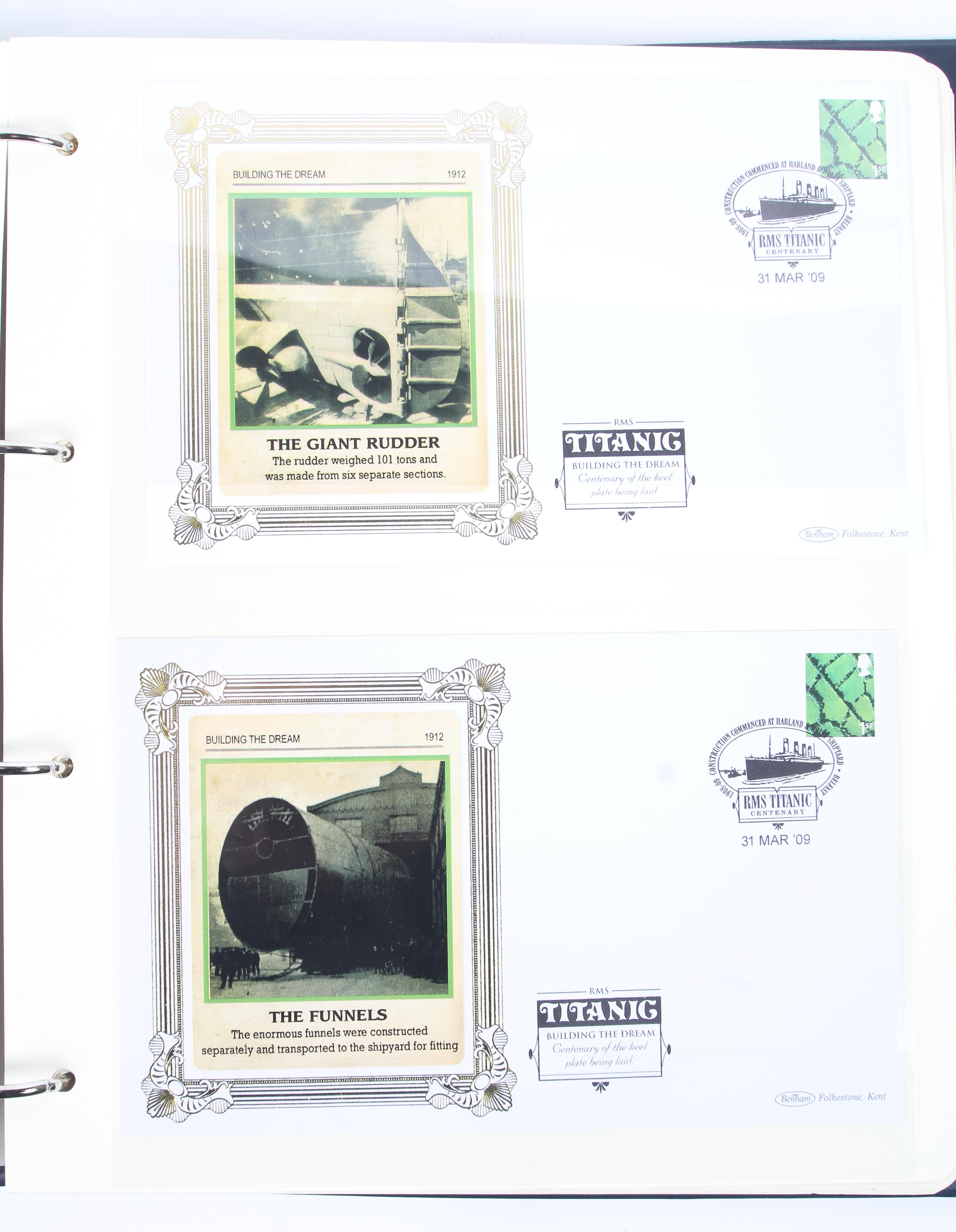 A folder containing The RMS Titanic First Day Covers - Image 4 of 4