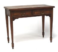 An early 20th century mahogany hall table.