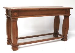 A contemporary hall table.