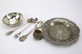 An assortment of silver.