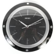 A vintage Seiko wall clock.