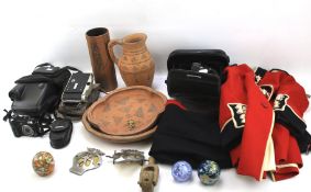 An assortment of collectables.