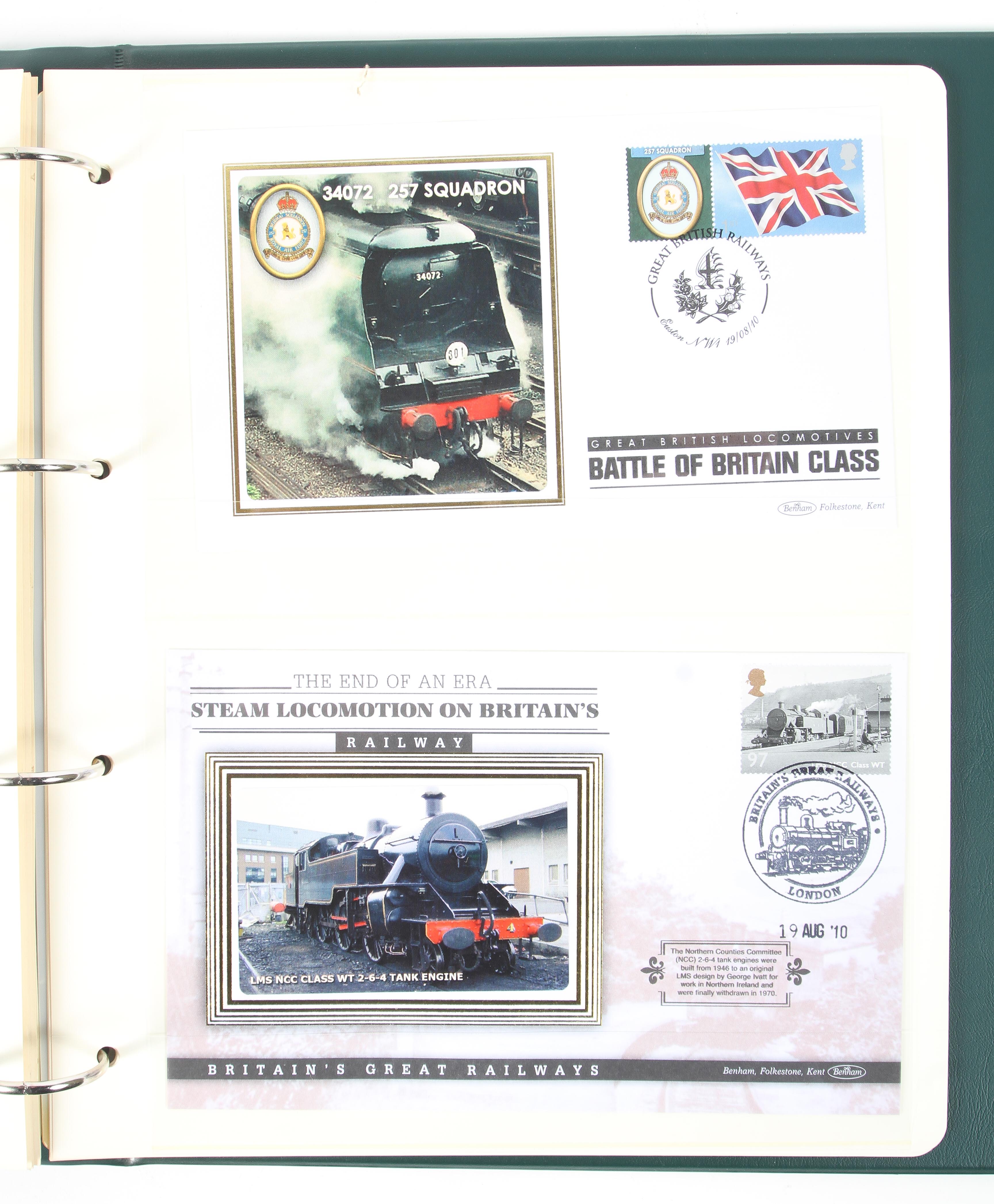 A folder containing First Day Covers all relating to Railways. - Image 3 of 4