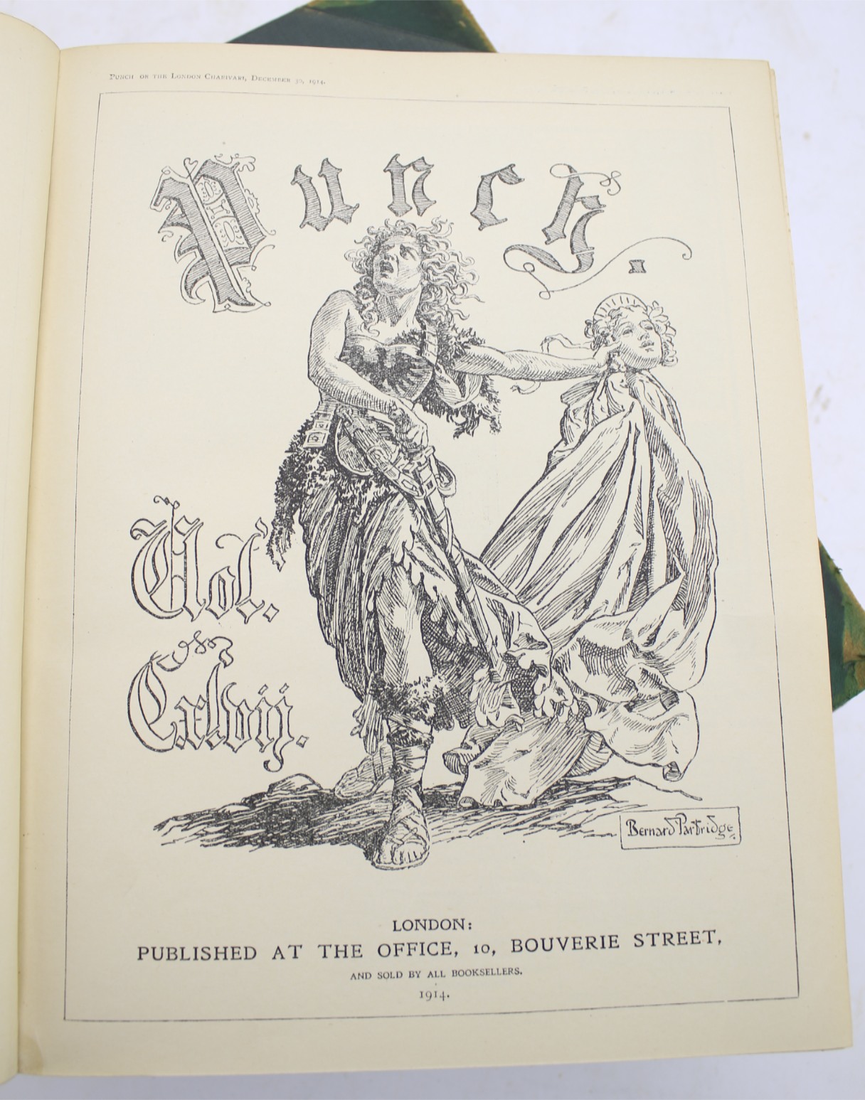 Four early 20th century bound Punch volumes. Dated 1913 and 1914. - Image 3 of 3