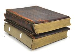 Two 19th century volumes of 'The Works of Shakspere' with notes by Charles Knight.