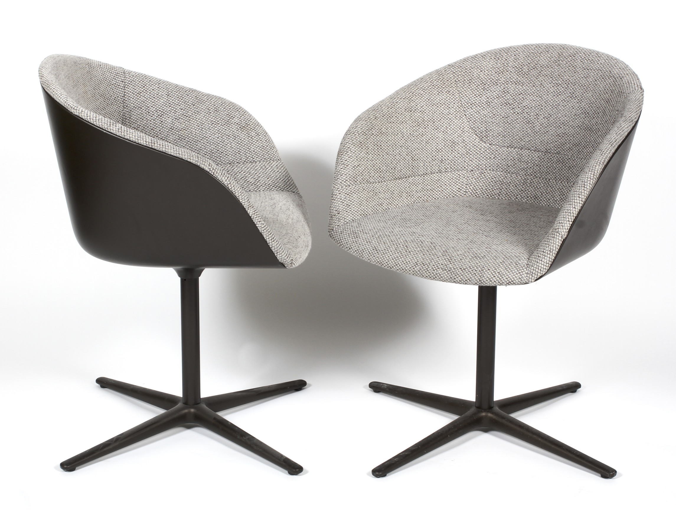 Four Walter Knoll Kyo swivel chairs. - Image 2 of 2