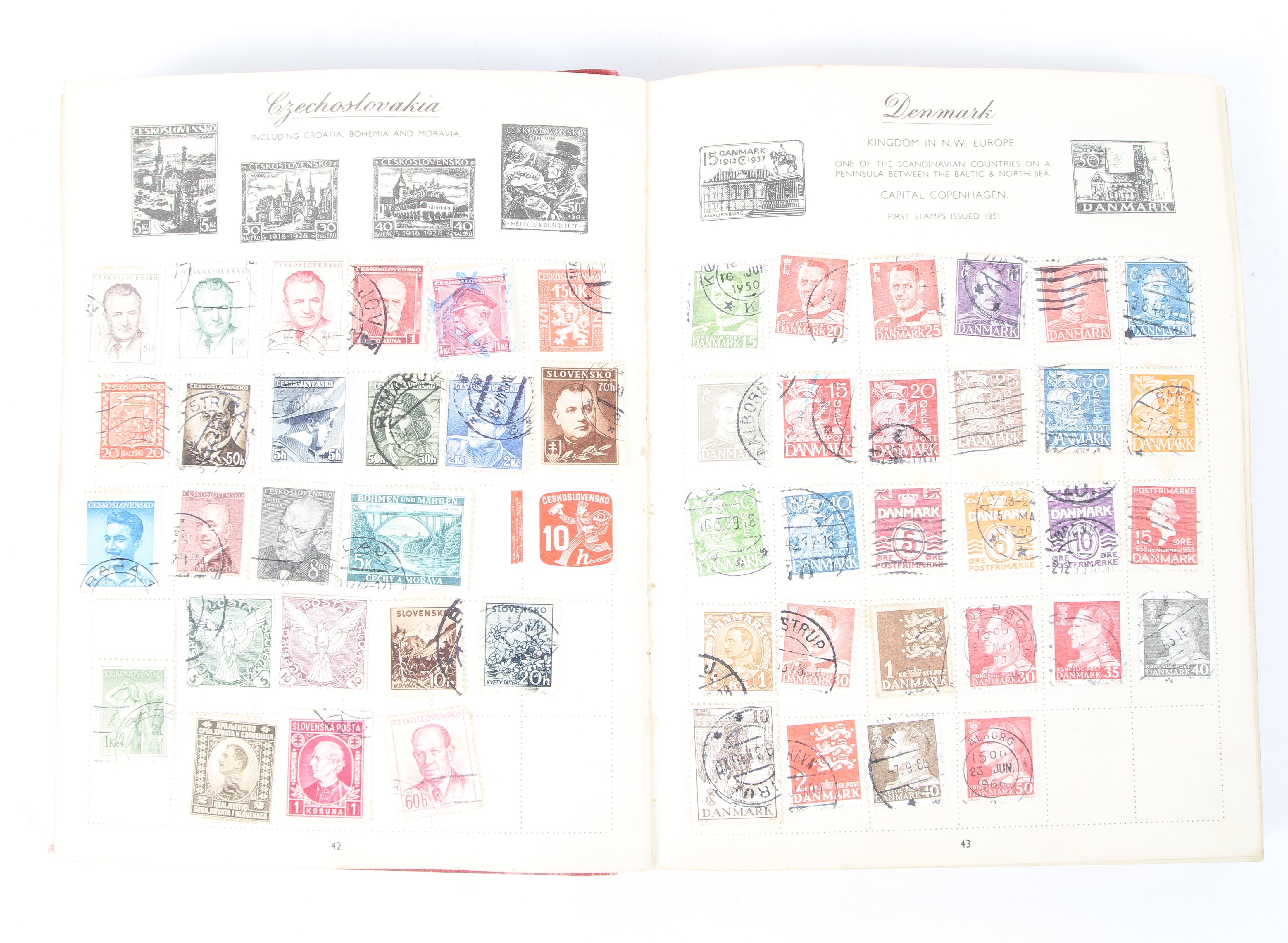 A Royal Mail stamp album containing UK and World stamps. - Image 5 of 8