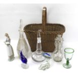 An assortment of glassware.