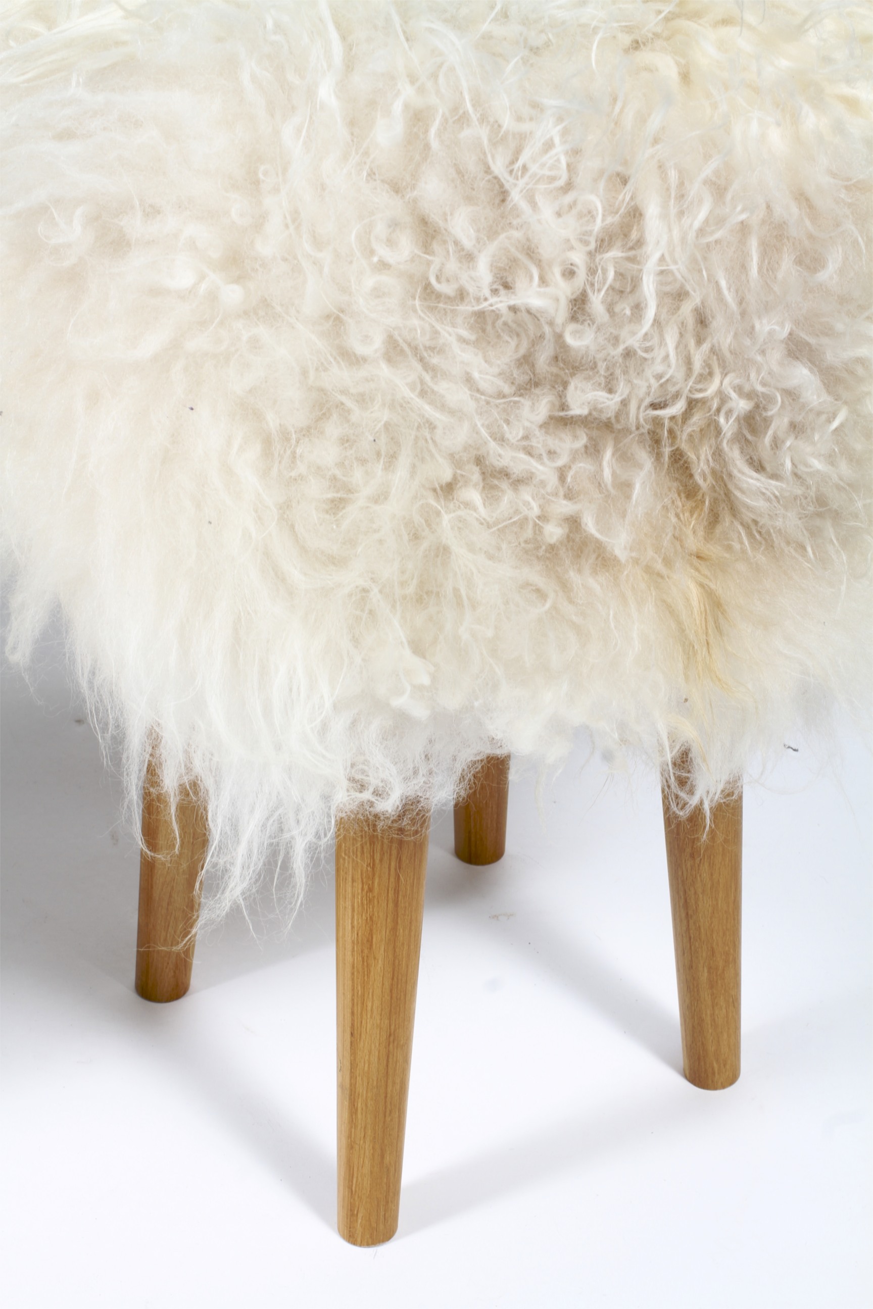 Two contemporary upholstered stools. - Image 2 of 2