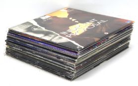 A collection of film tracks laserdiscs.