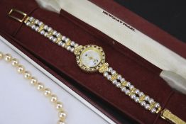 An assortment of pearl jewellery.