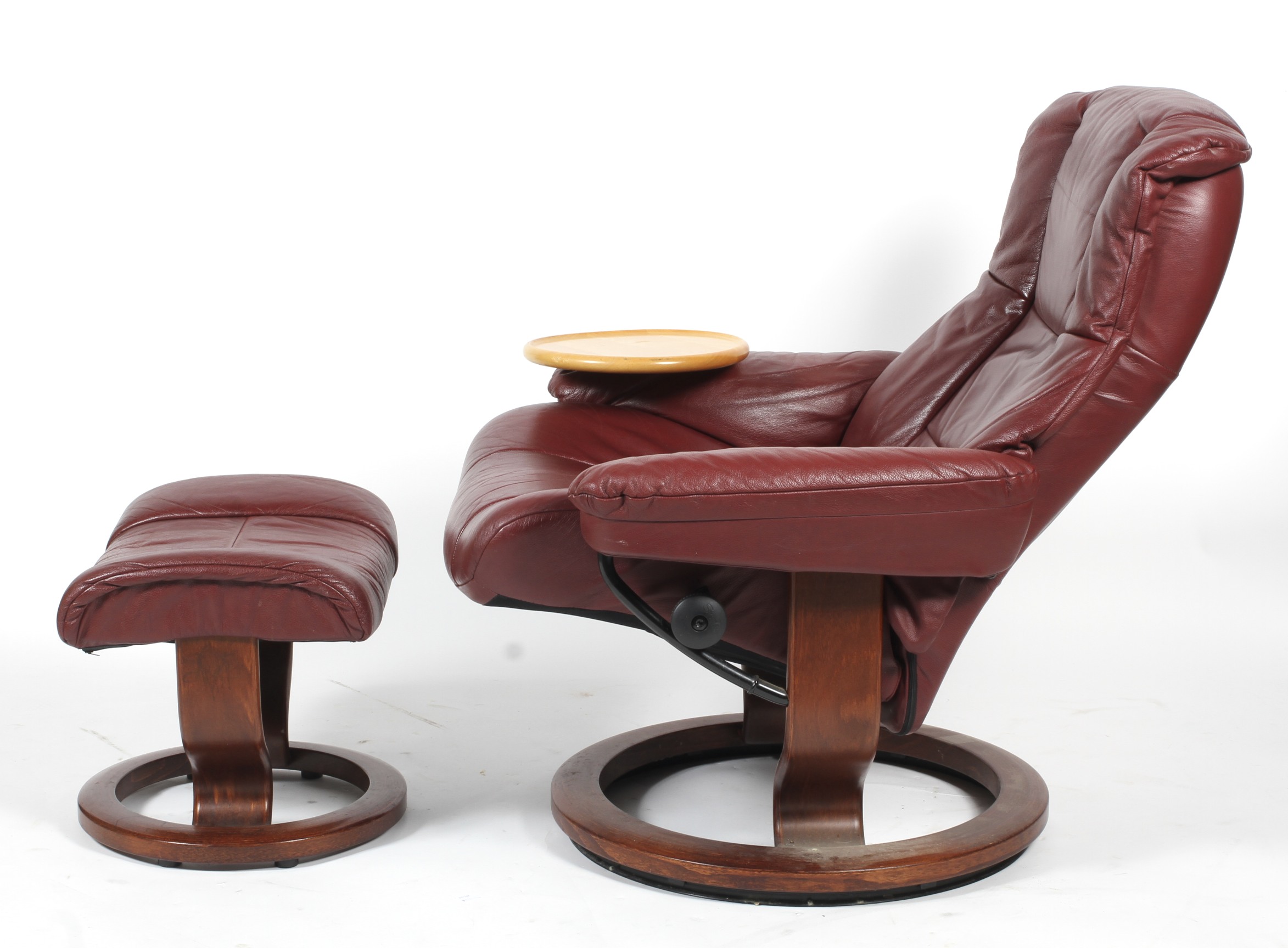 A Stressless chair with footstool. - Image 2 of 2