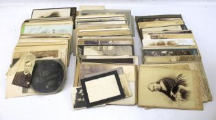 A large collection of 19th century photographs.