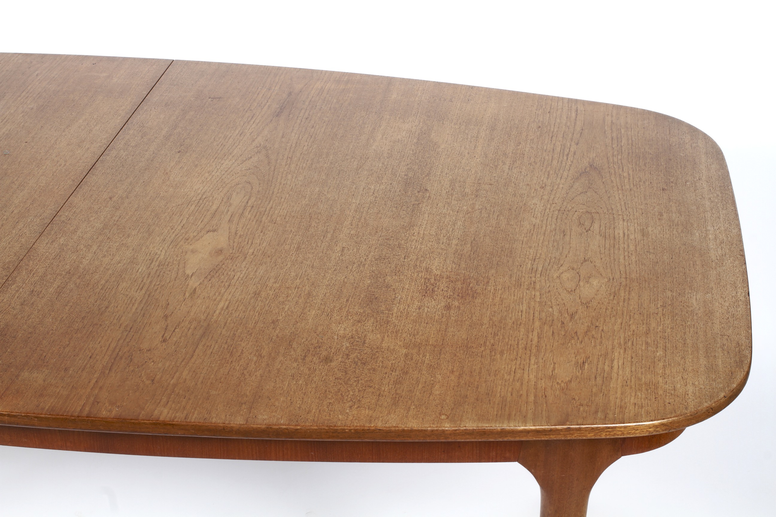 A 1960s teak extending dining table and four chairs, probably AH McIntosh. - Image 4 of 6