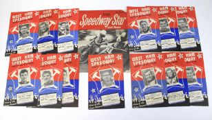 A collection of West Ham speedway programmes, dating from 1964.