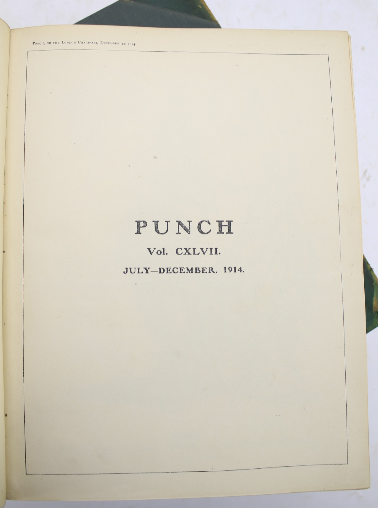 Four early 20th century bound Punch volumes. Dated 1913 and 1914. - Image 2 of 3