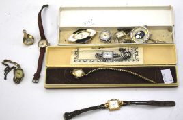 A collection of vintage watches.