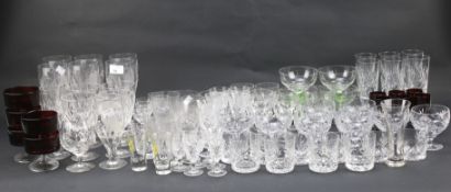 An assortment of glassware.