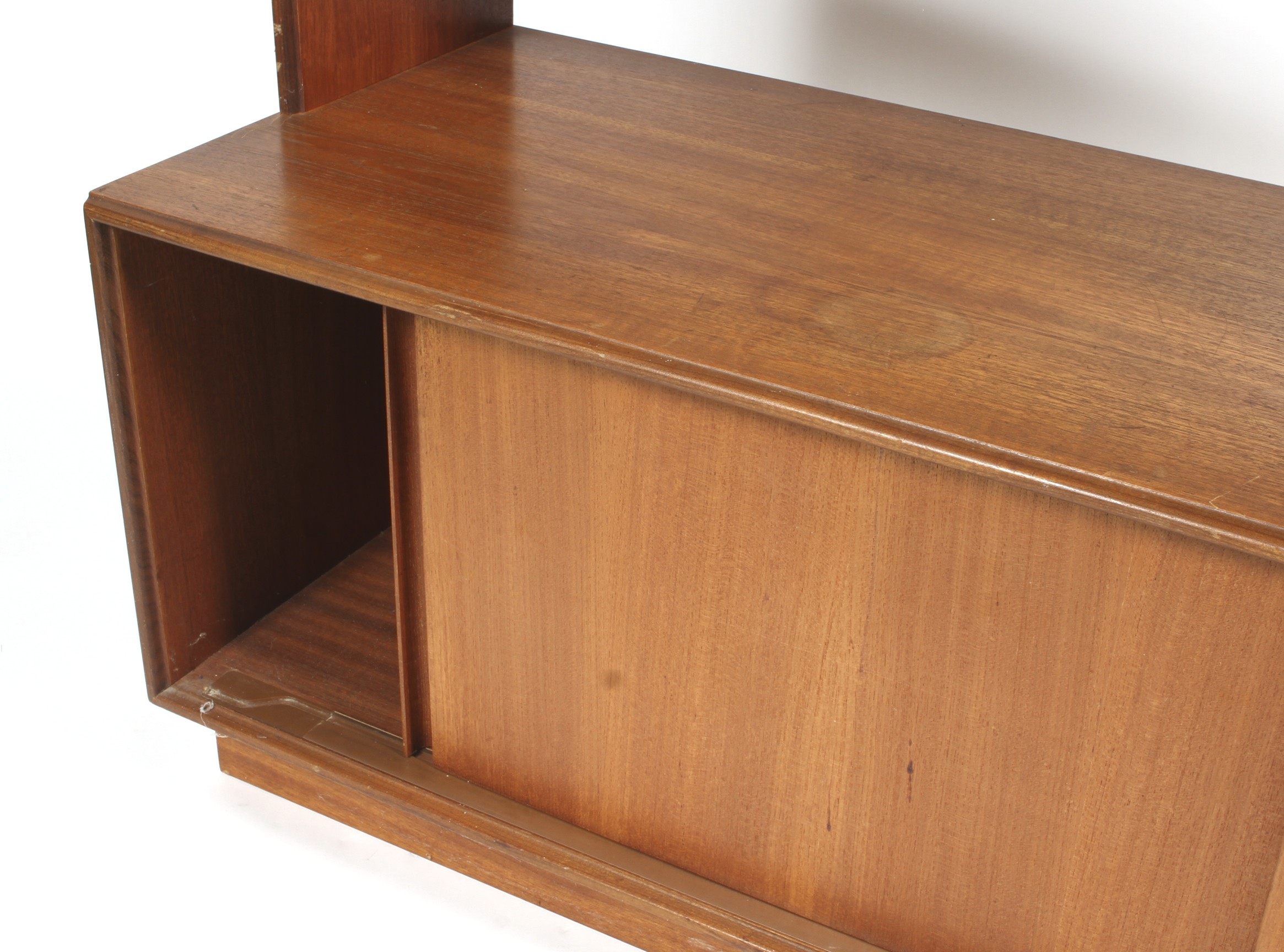 A G-Plan, 1960s teak display unit in three parts. - Image 3 of 3