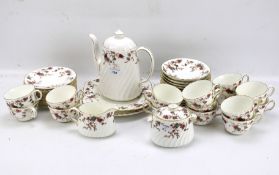 A Minton part tea service in the Ancestral pattern.