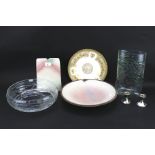 An assortment of glassware and ceramics.