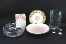 An assortment of glassware and ceramics.