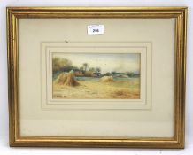 R. T. Wilding, a late 19th century signed watercolour landscape.