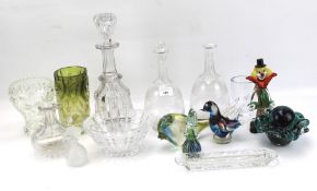 An assortment of glassware.