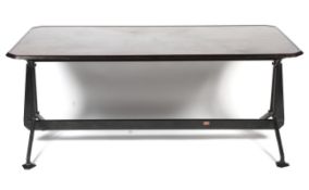 An Arco series desk by BBPR for Olivetti, circa 1960s.