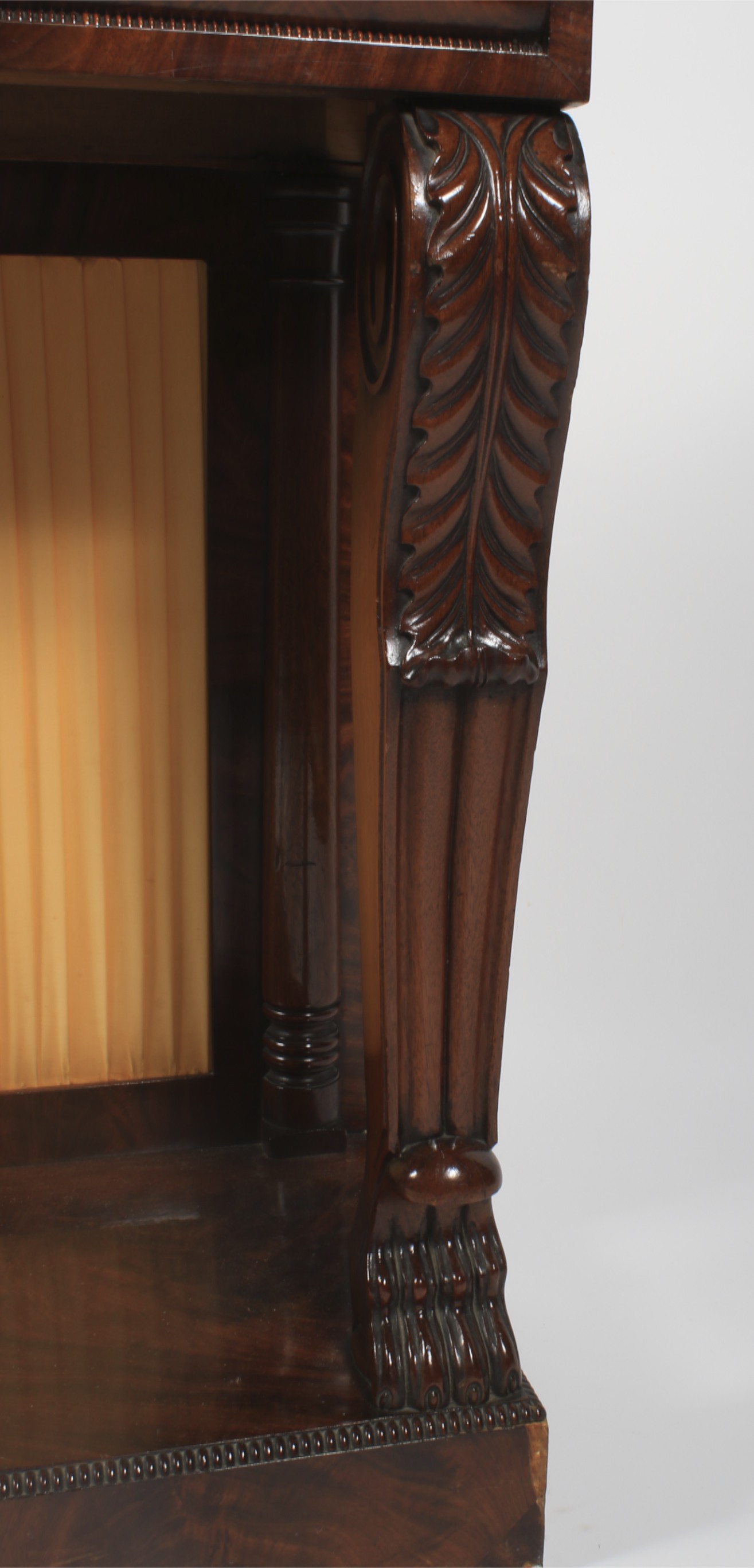 A William IV mahogany marbled topped console table. - Image 3 of 3
