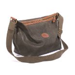 A Mulberry grey Scotch grain large shoulder bag.