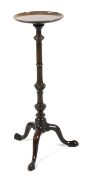 A 19th century mahogany torchere stand.