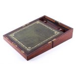 A 19th century rosewood writing box.