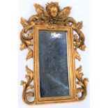 A small Victorian style gilt mirror frame.