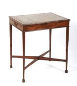 A Victorian mahogany ladies library desk.