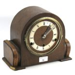 A 20th century mantle clock.