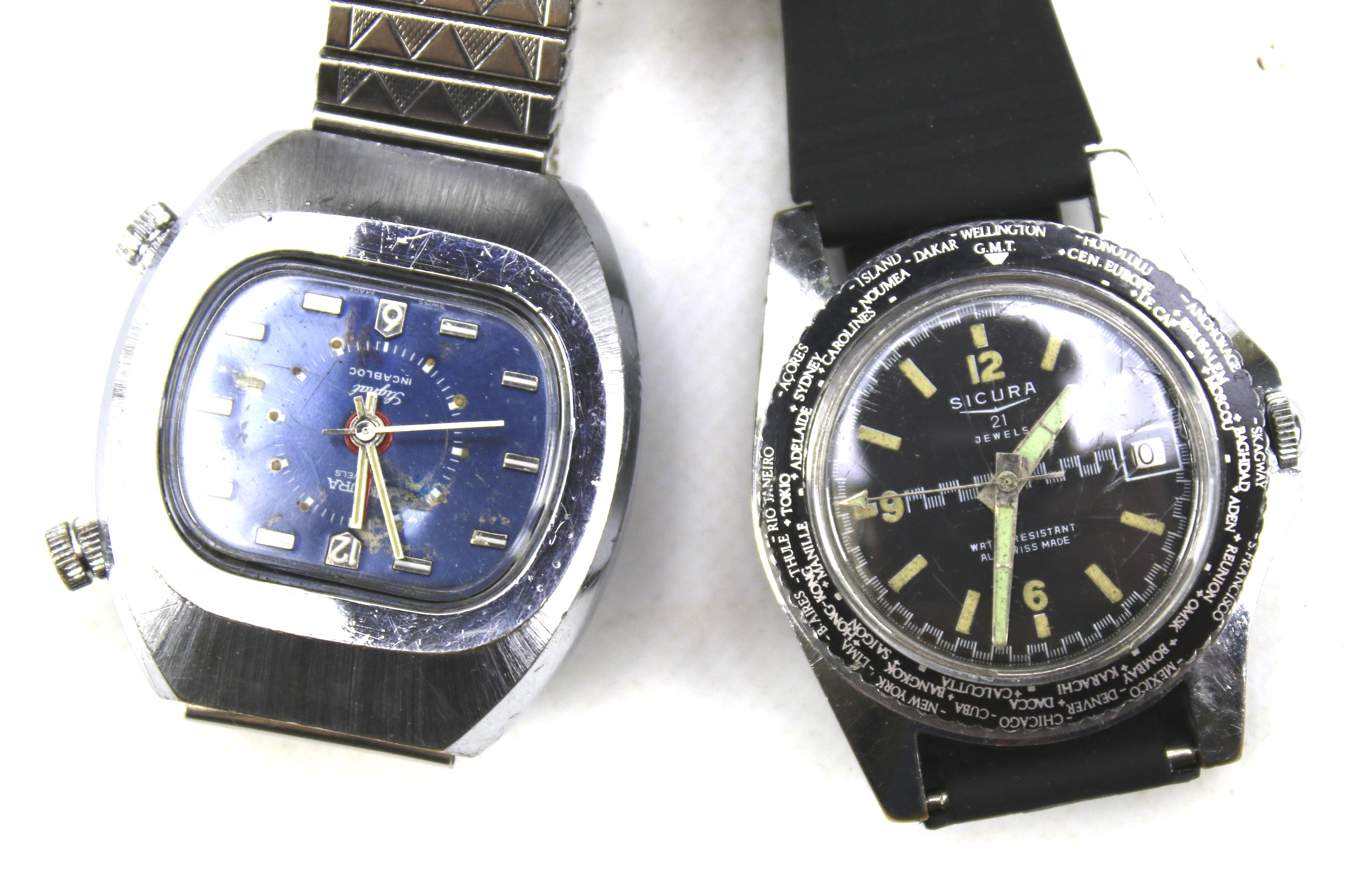 Two Sicura watches and a Breil 'Milano' watch. - Image 2 of 3