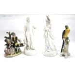 Four 20th century ceramic figures.