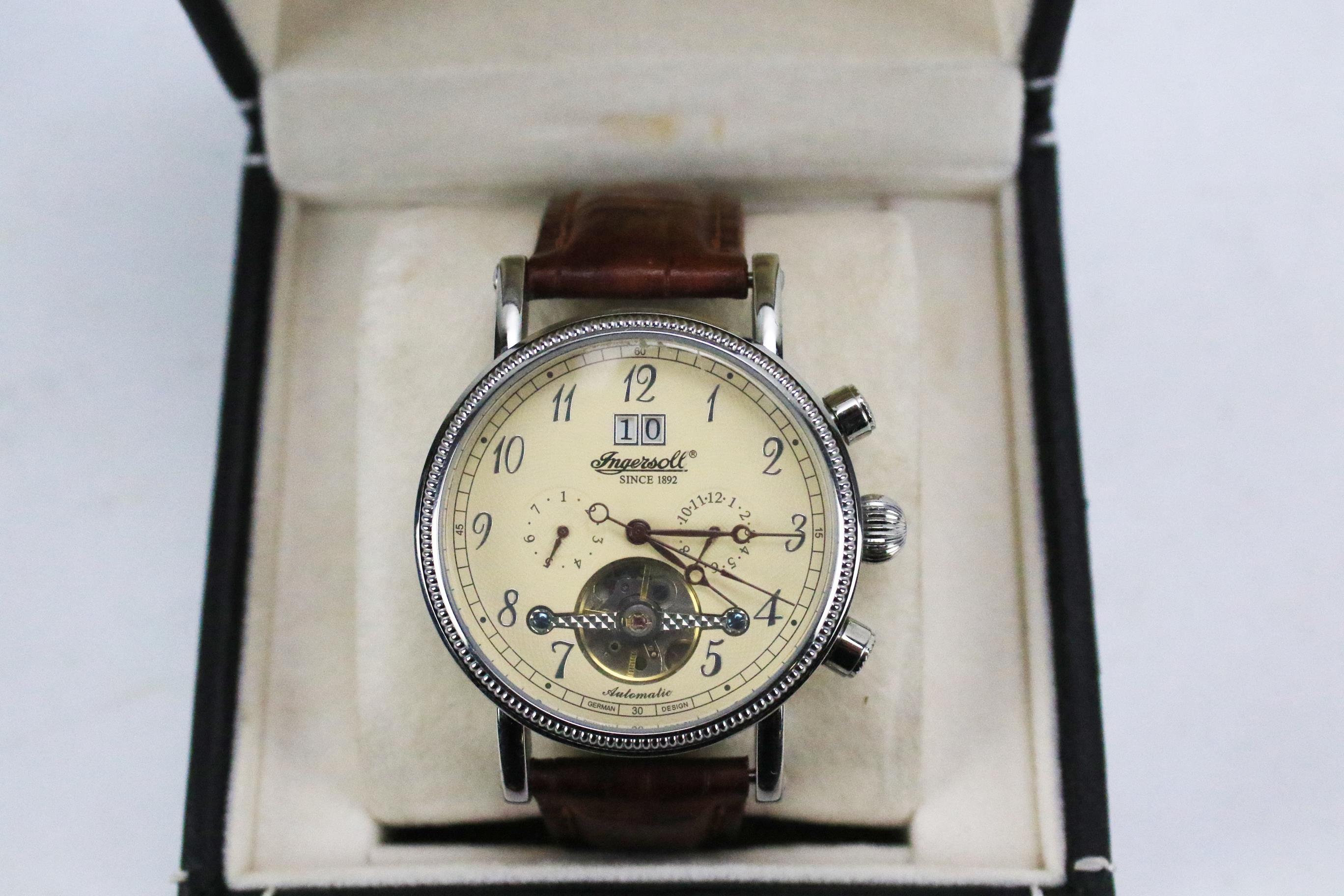 A boxed Intersoll gentleman's wrist watch. - Image 2 of 2
