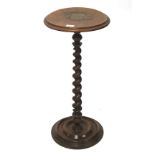 A small burr walnut occasional table.