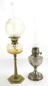 Two oil lamps.