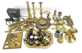 An assortment of metalware.