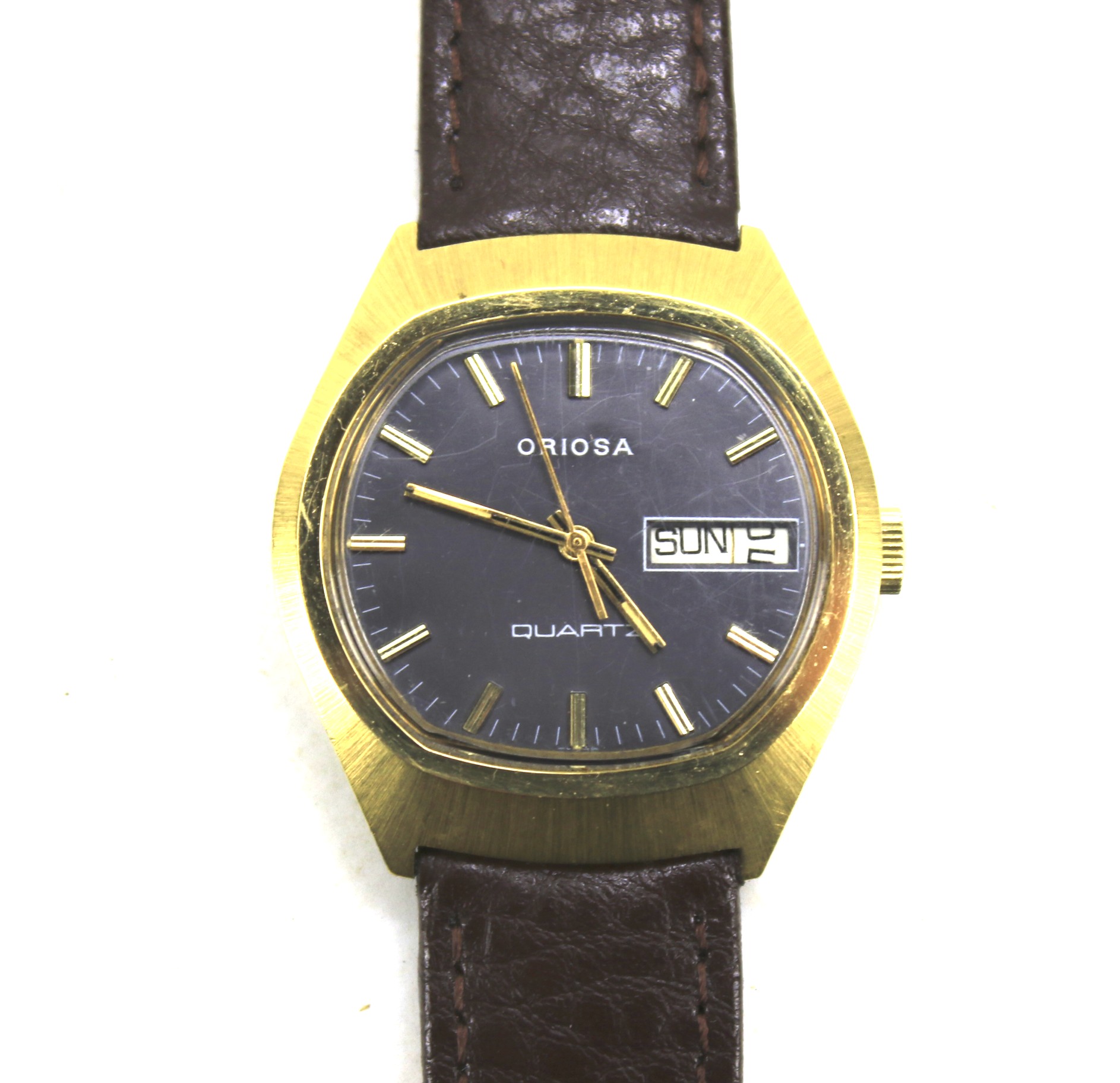 A vintage 1960s Oriosa quartz wristwatch.