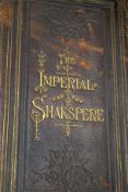 Two 19th century volumes of 'The Works of Shakspere' with notes by Charles Knight.