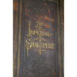 Two 19th century volumes of 'The Works of Shakspere' with notes by Charles Knight.